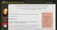 Desktop Screenshot of karl-may-franken.de